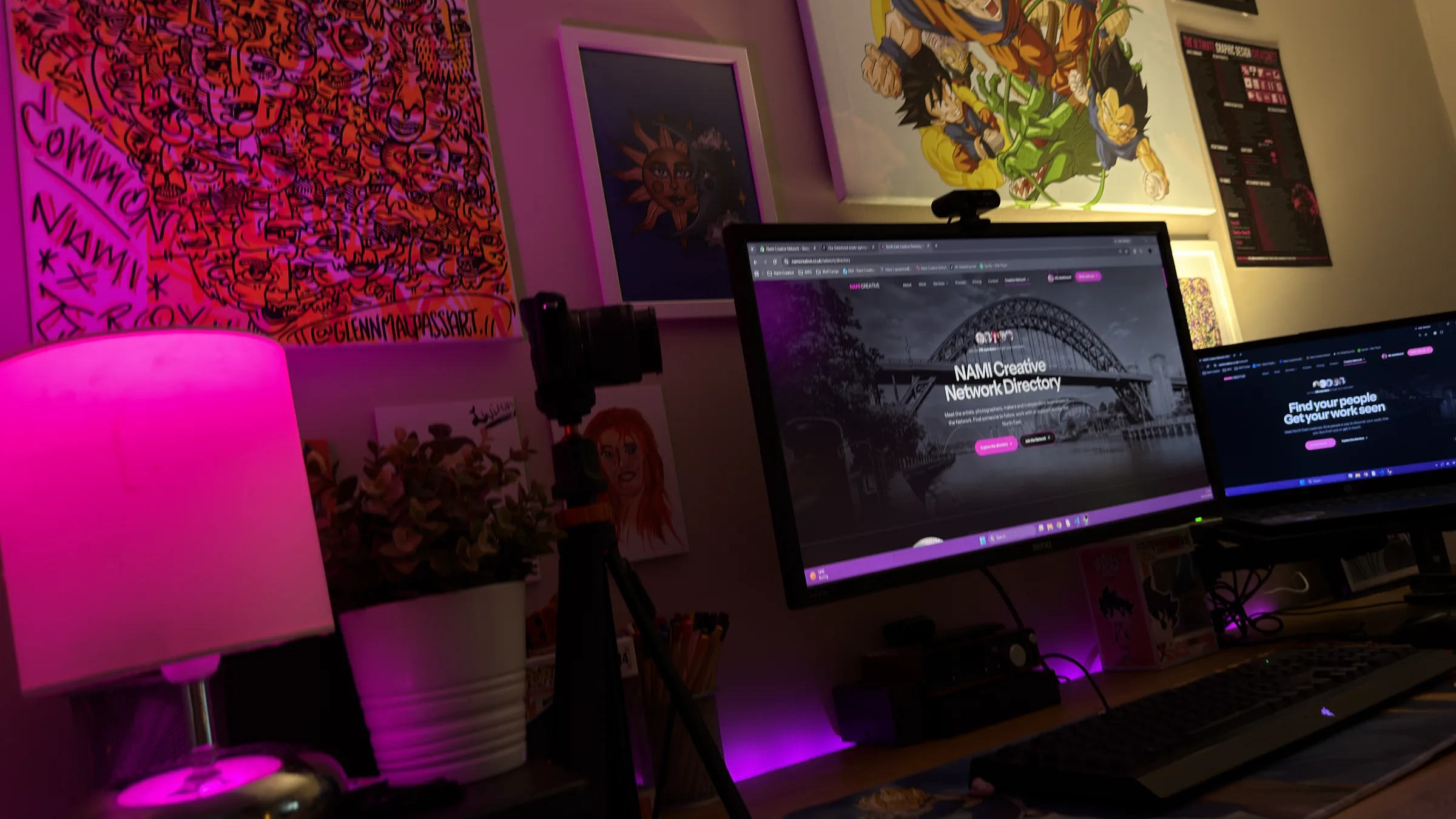 Joe Wilson's NAMI Creative workspace
